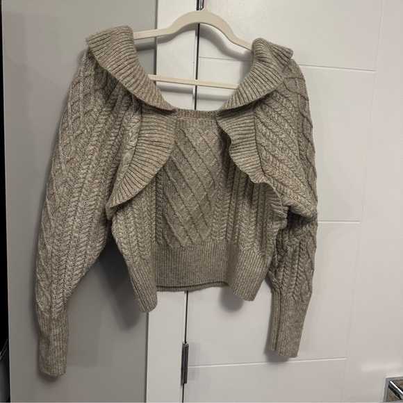 Blogger Favorite Ruffle Knit Sweater - Picture 2 of 6